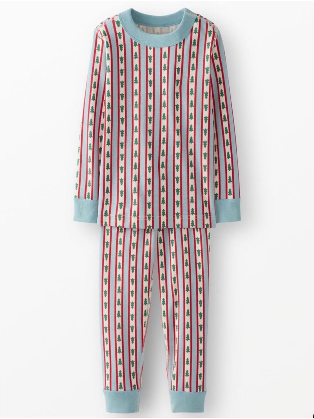 Hanna Andersson Pajamas Christmas Holiday Tree Ribbons